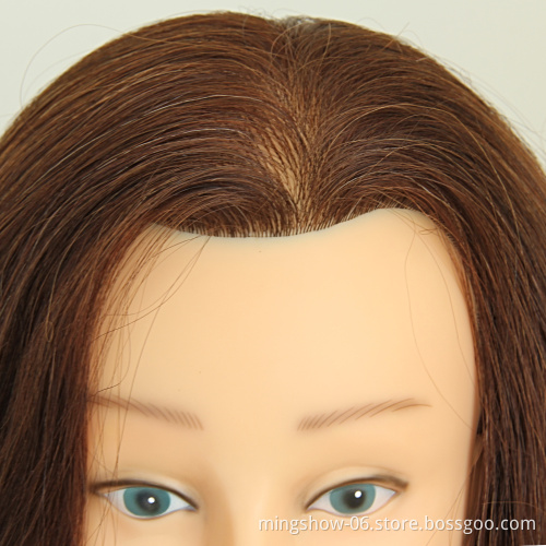 100% human hair mannequin head, barber mannequin head